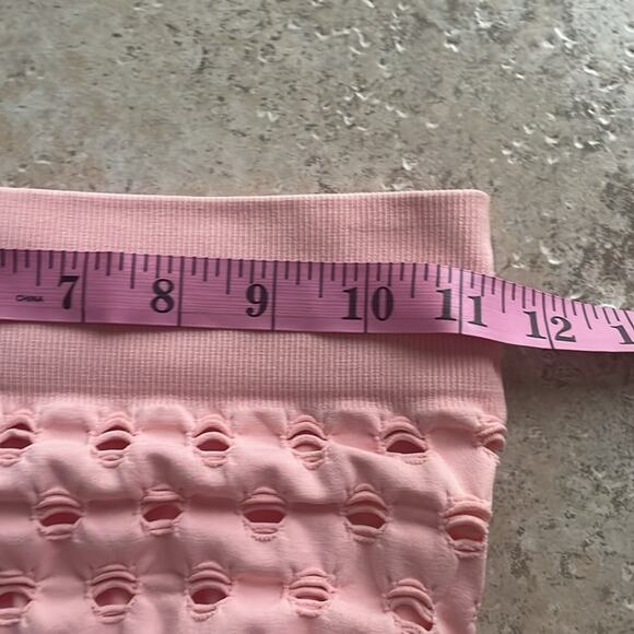 MAISIE WILEN Perforated Leggings Pink - Picture 11 of 16